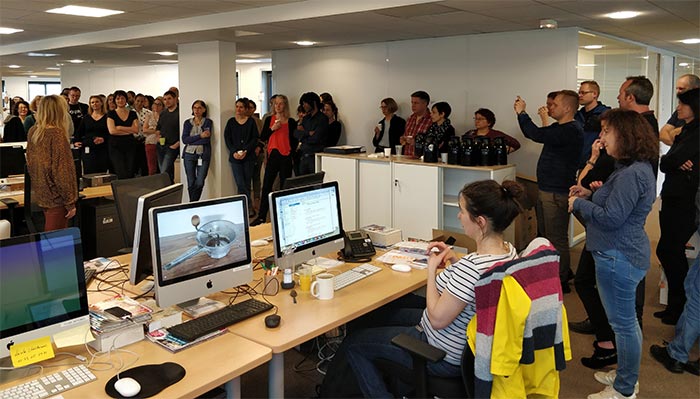 The opening of the new Media Press office in Paris (Colombes)